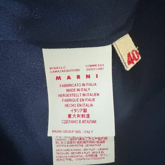 Marni top with tie. - Picture 5 of 10